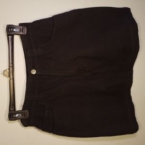 GAP SKIRT BLACK DENIM 5 POCKET Stretch Size 8